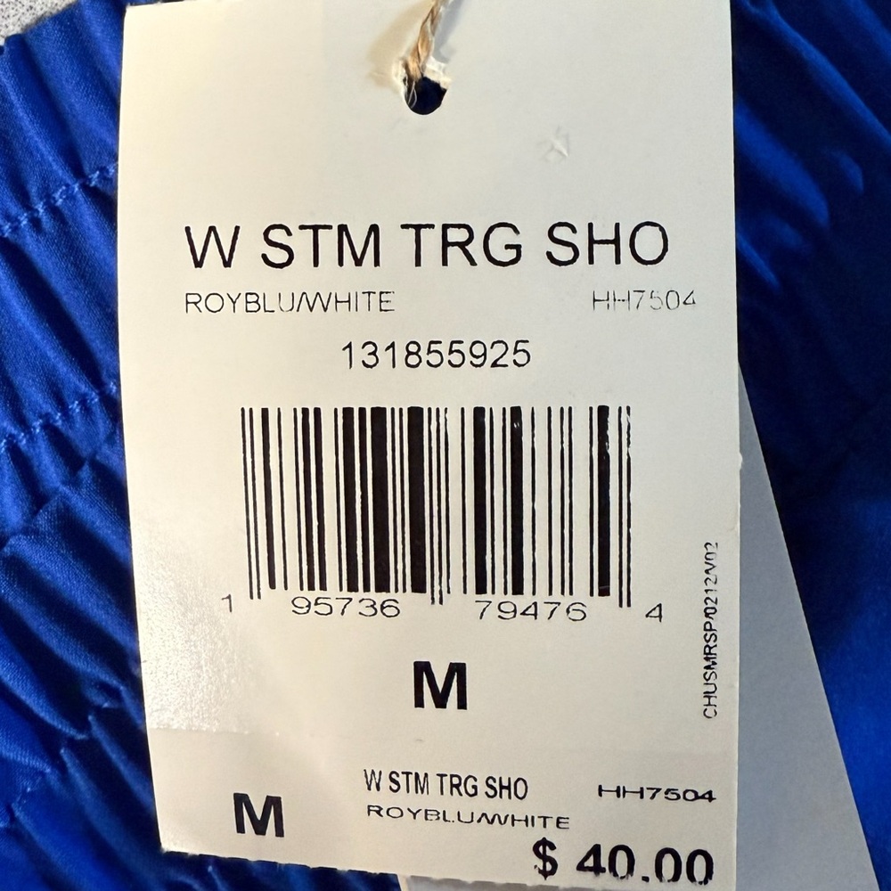 Adidas Stadium Women’s 5-Inch Training Shorts Team Royal Blue/White  AEROREADY - Picture 4 of 4